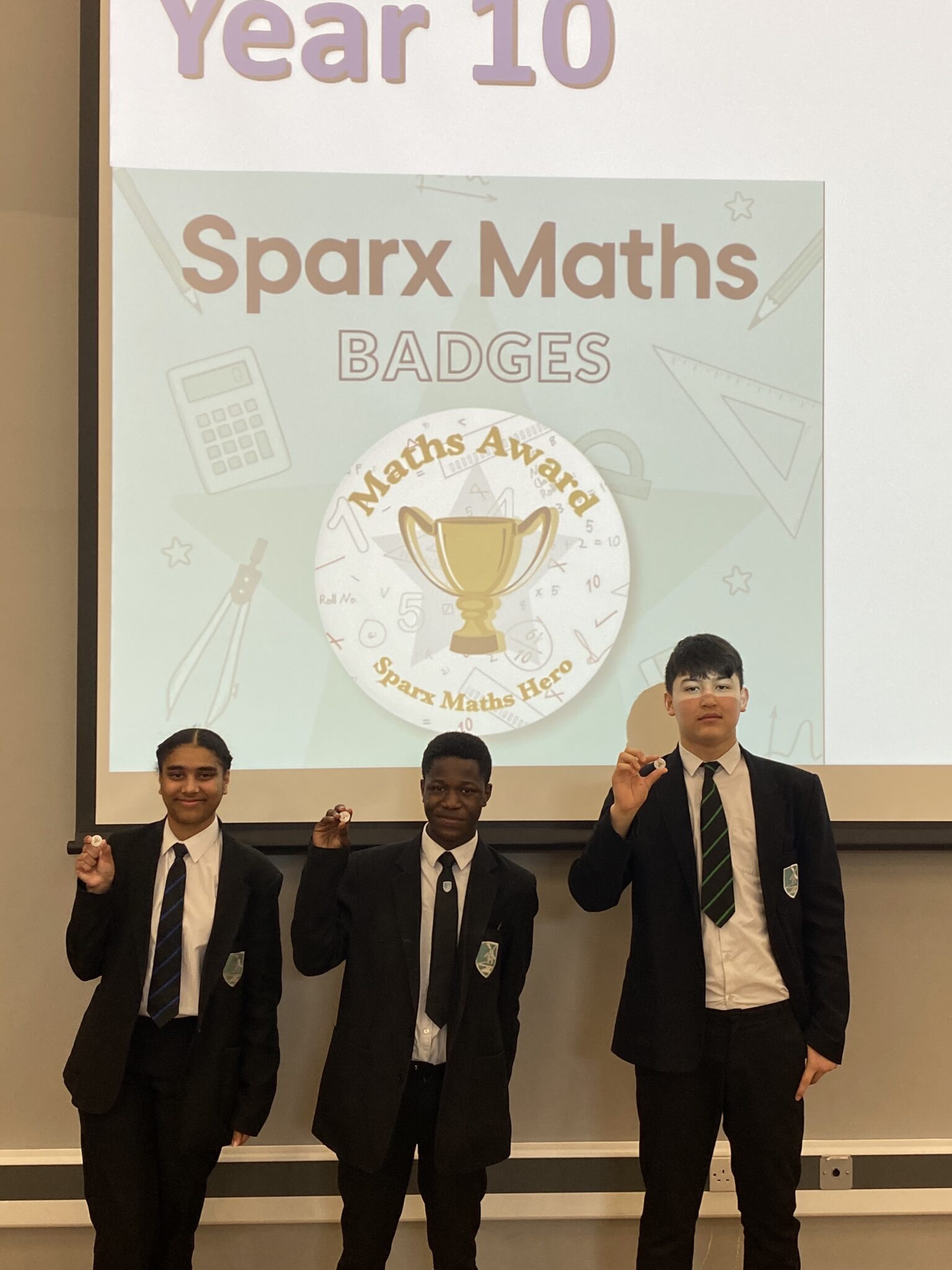 Sparx Maths Badges - Smestow Academy